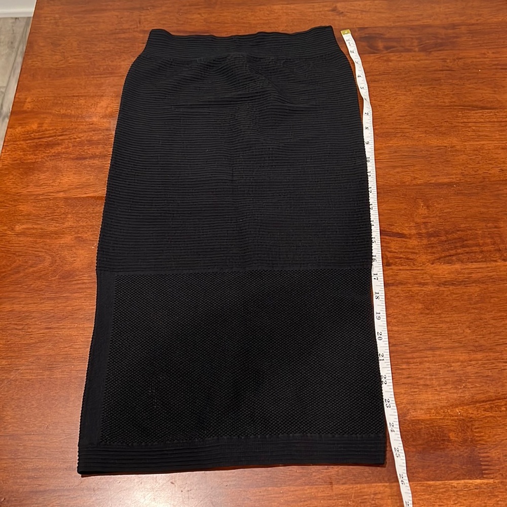 BCBGeneration mesh detail midi skirt